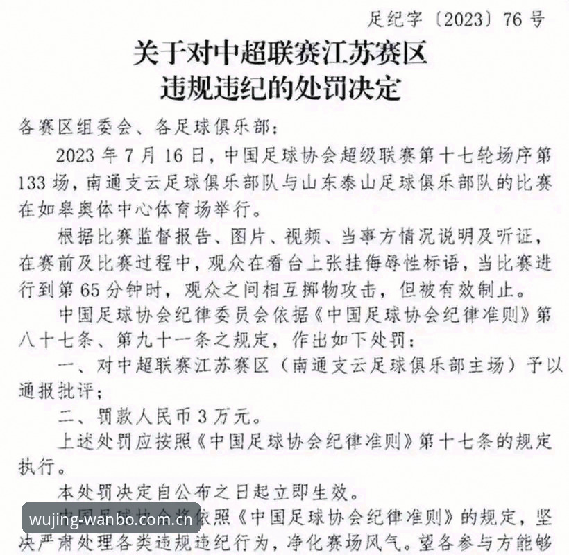 万博manbetx注册网址 中国足协第三批禁足名单深度评测:从案例看体育竞猜平台价值